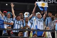 Argentinian supporters at the Men's Hockey World Cup